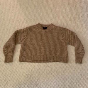 FRYE Mockneck Cropped Sweater